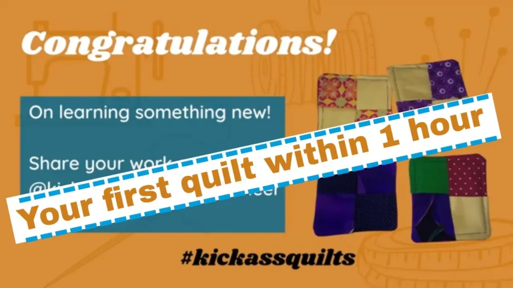 your first quilt in one hour